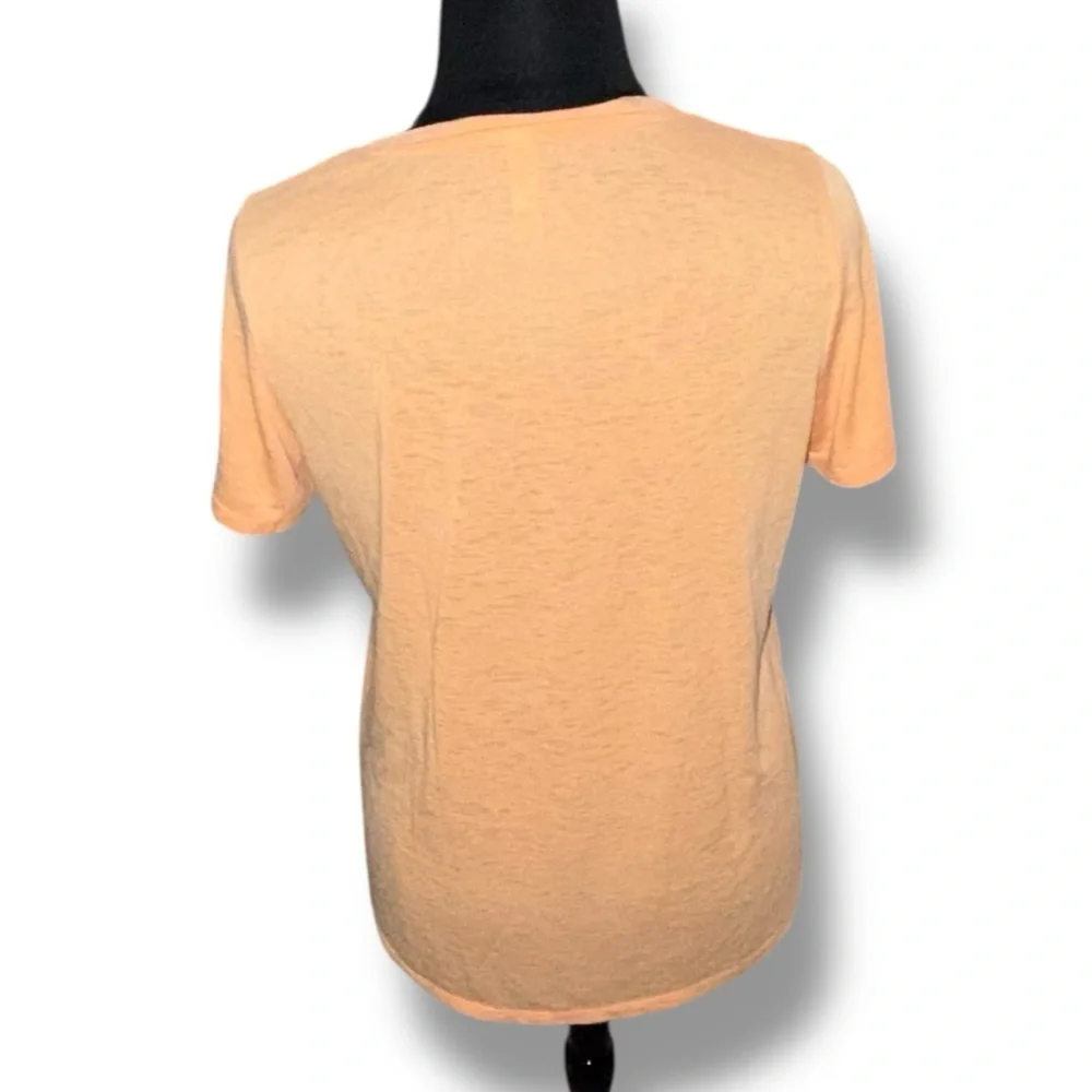 ATHLETA V-Neck Breezy Tee | Delicate Peach | Women’s XL - Picture 3 of 9